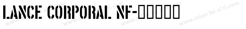 Lance Corporal NF字体转换